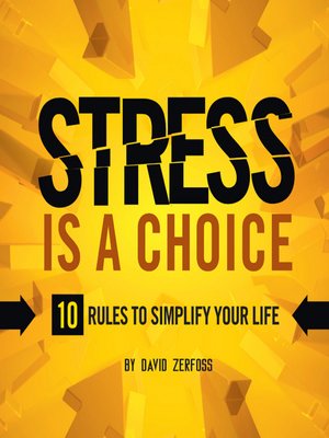 cover image of Stress is a Choice